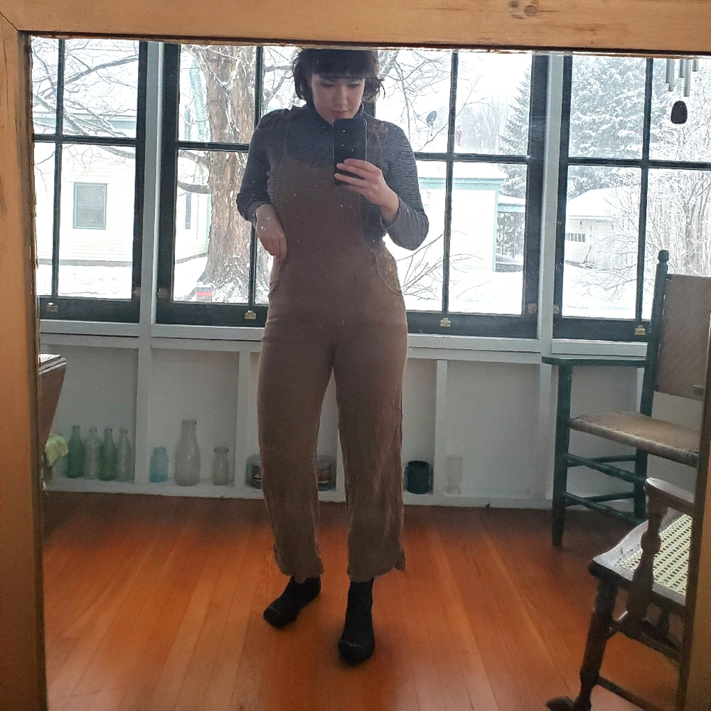 Cotton casual boyfriend overalls